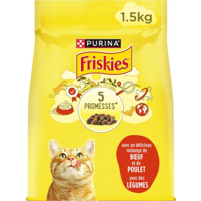 P.FRISK CAT DRY RUND 6X1.5KG C
