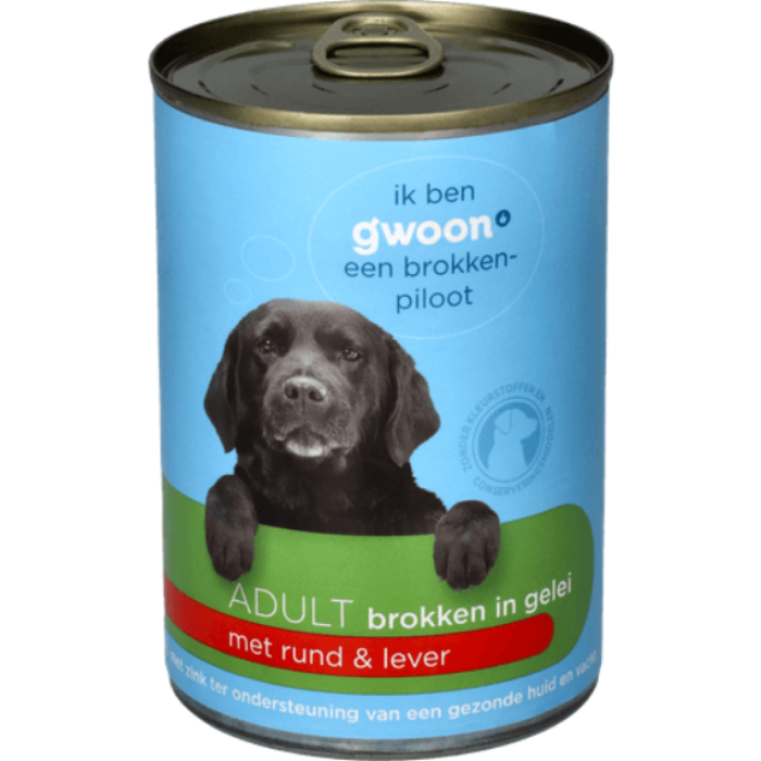 B.GWOON HOND BROKKEN GELEI RUND LEVER 12X415GR