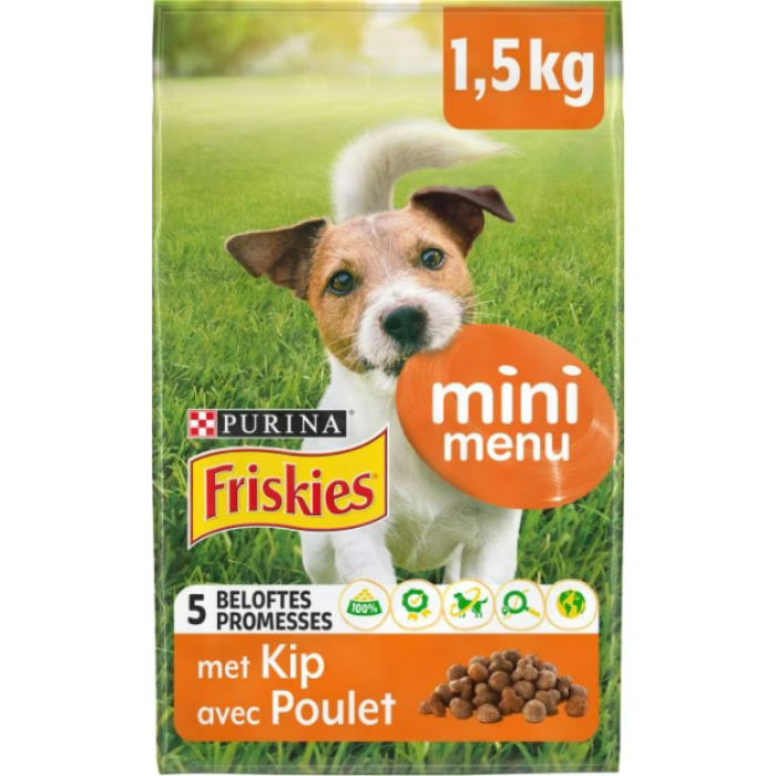P.FRISK DOG MINI MENU KIP 6X1.5KG C