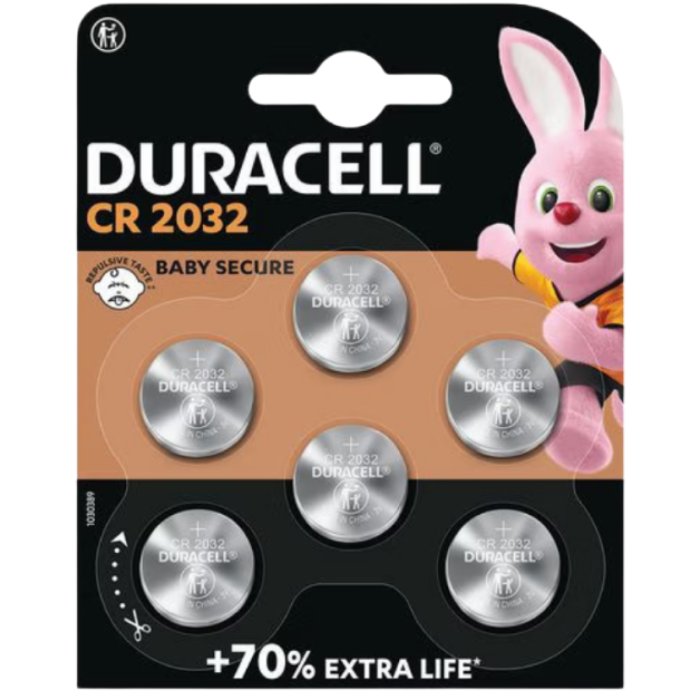 S.DURAC.LITHIUM 3V SPECIALTY 2032 6X4ST A