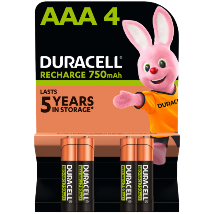 S.DURAC. AAA RECHARGEABLE 900MAH HR03 10X4ST A