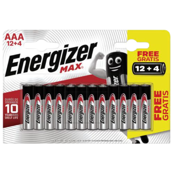 S.ENERGIZER MAX LR03 AAA BL 12X(6+2) PROMO