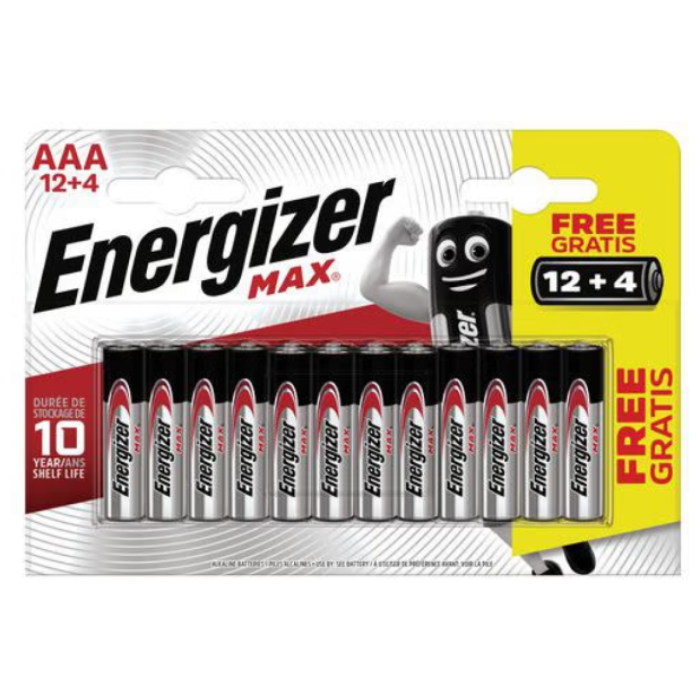 S.ENERGIZER MAX LR03 AAA BL 12X4ST