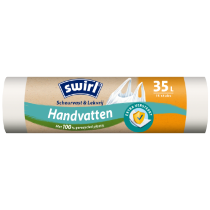 P.SWIRL VUILNISZAK HANDVAT 16X(15X35L)