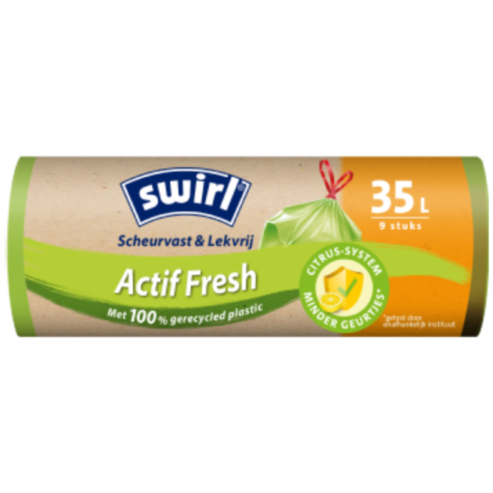 P.SWIRL VUILNISZAK TREKBAND ACTIFRESH 12X(9X35L)