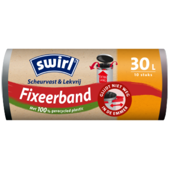 P.SWIRL VUILNISZAK FIXEERBAND 9X(10X30L) A