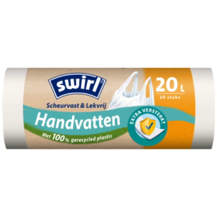 P.SWIRL VUILNISZAK HANDVAT 16X(20X20L) A