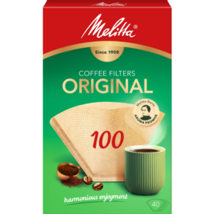 P.MELITTA 100 9X40Z NATUUR BRUIN A