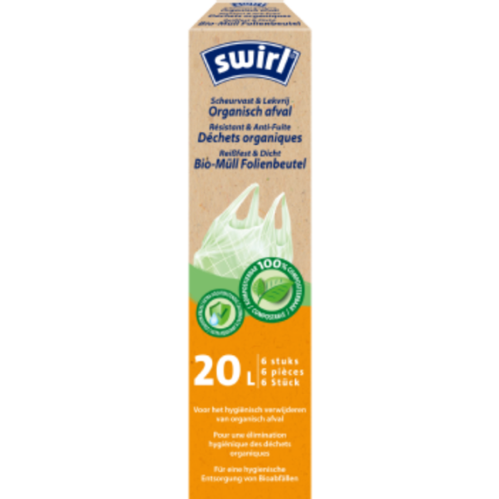 P.SWIRL VUILNISZAK BIO 8X(6X20L) C