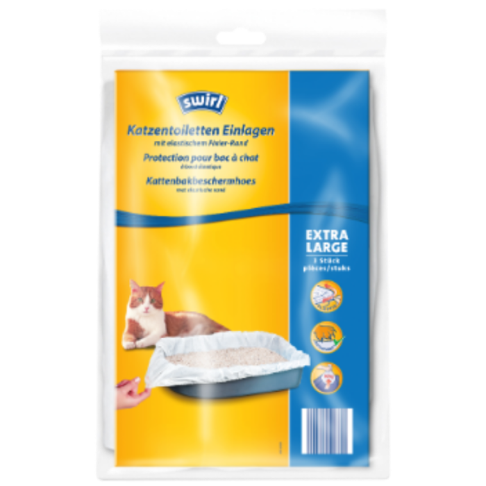 P.SWIRL KATTENBAKBESCHERMHOES XL 6X3ST