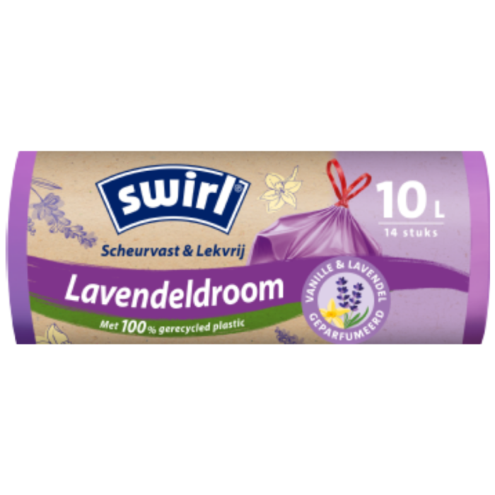 P.SWIRL VUILNISZAK TREKBAND VAN/LAV 12X(14X10L)