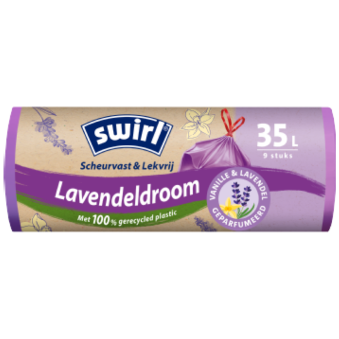 P.SWIRL VUILNISZAK TREKBAND VAN/LAV 12X(9X35L)