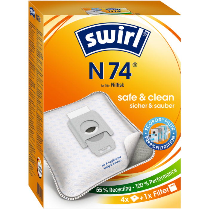 P.SWIRL STOFZUIGERZAK N74 ECOPOR 3X4ST