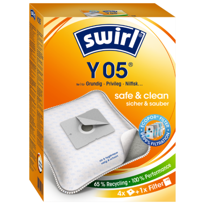 P.SWIRL STOFZUIGERZAK Y05 ECOPOR 3X4ST