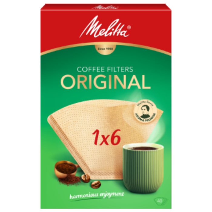 P.MELITTA 1X6 NAT.BRUIN 8X40Z A