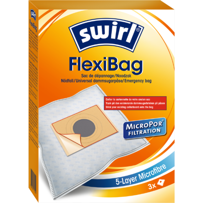 P.SWIRL STOFZUIGERZAK X001/3 ECOPOR 3X3ST