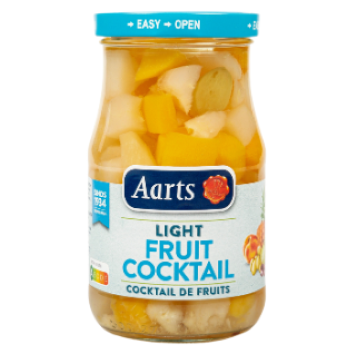 B.AARTS FRUITCOCKTAIL LIGHT GLAS 6X370ML &
