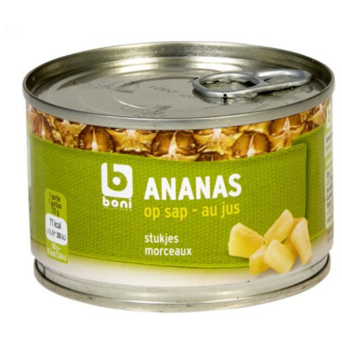 D.BONI ANANAS STUKKEN OP EIGEN SAP 8X(6X227GR)