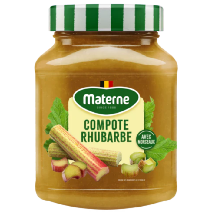 B.MAT RABARBERCOMPOTE 8X375GR C