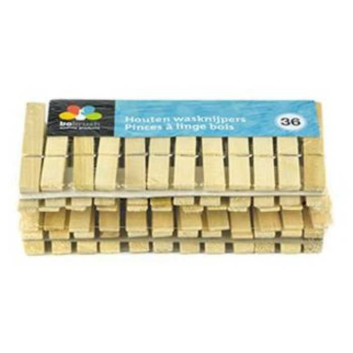 P.BOBRUSH WASKNIJPER HOUT 24X36ST