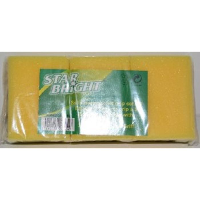 P.STARBR.SCHUURSPONS GROEN 100X3ST