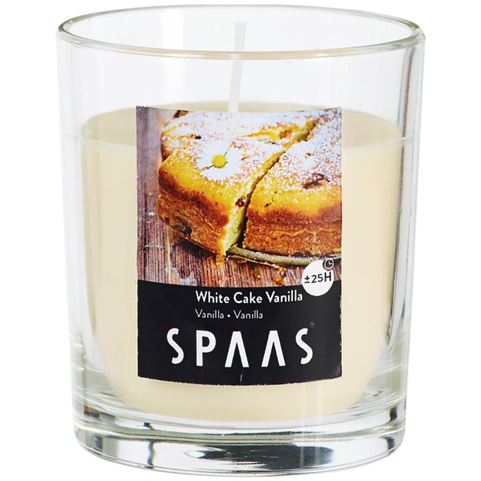 D.SPAAS GLAS WHITE CAKE VANILLA 25H 6ST &