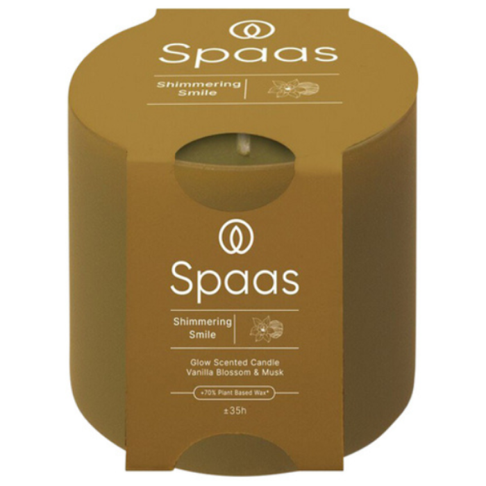 D.SPAAS GEURKAARS GLAS SHIMMERING SMILE 6X1ST