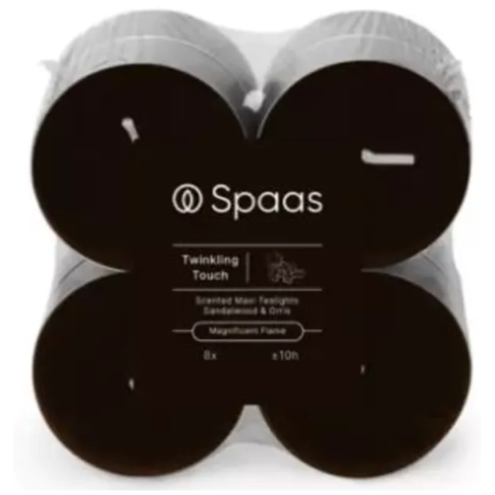 P.SPAAS GEPARF.THEELICHT.MAXI TWINKLING TOUCH 8X8ST