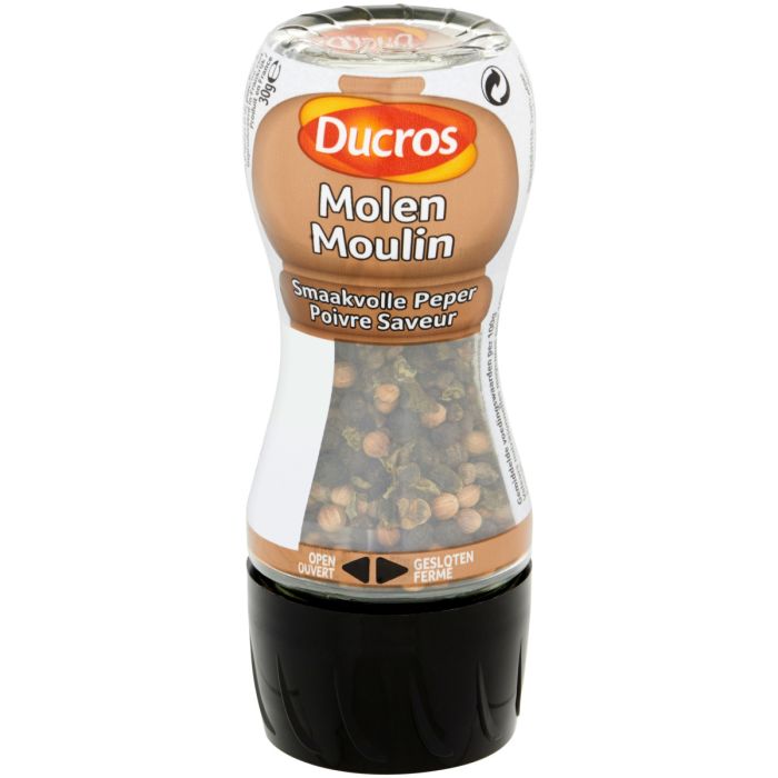 F.DUCROS MOLEN SMAAKV.PEPER 6X30GR