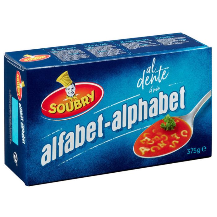 P.SBRY ALFABET 12X375GR &