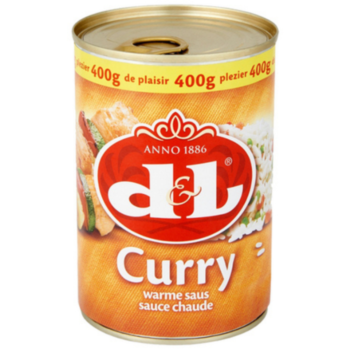 B.DL CURRYSAUS BLIK 12X400GR A