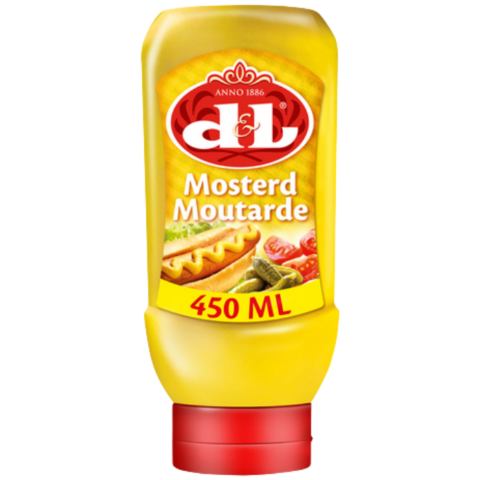B.DL MOSTERD SQZ 12X450ML