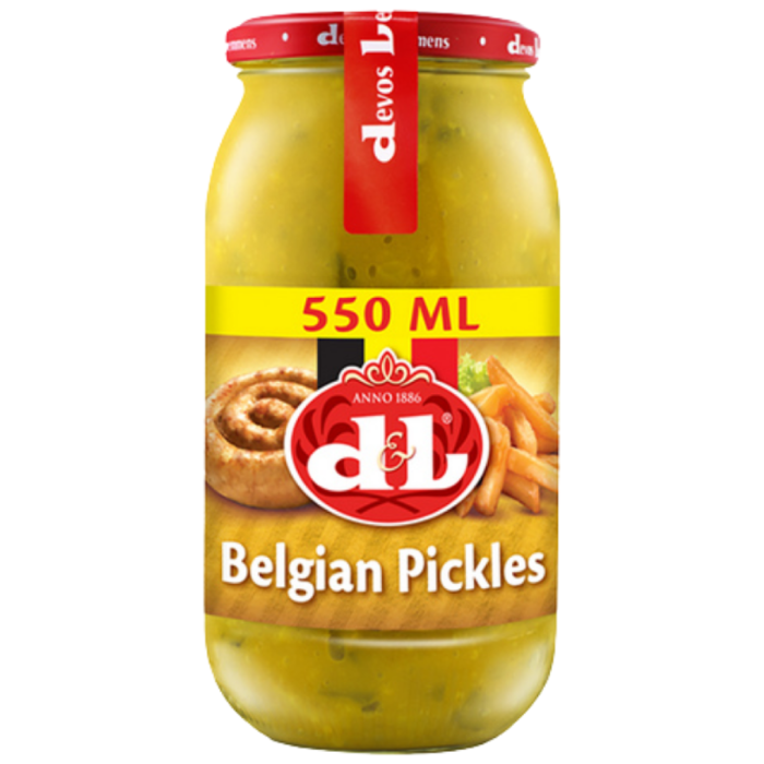 B.DL BELG.PICKLES 12X550ML A
