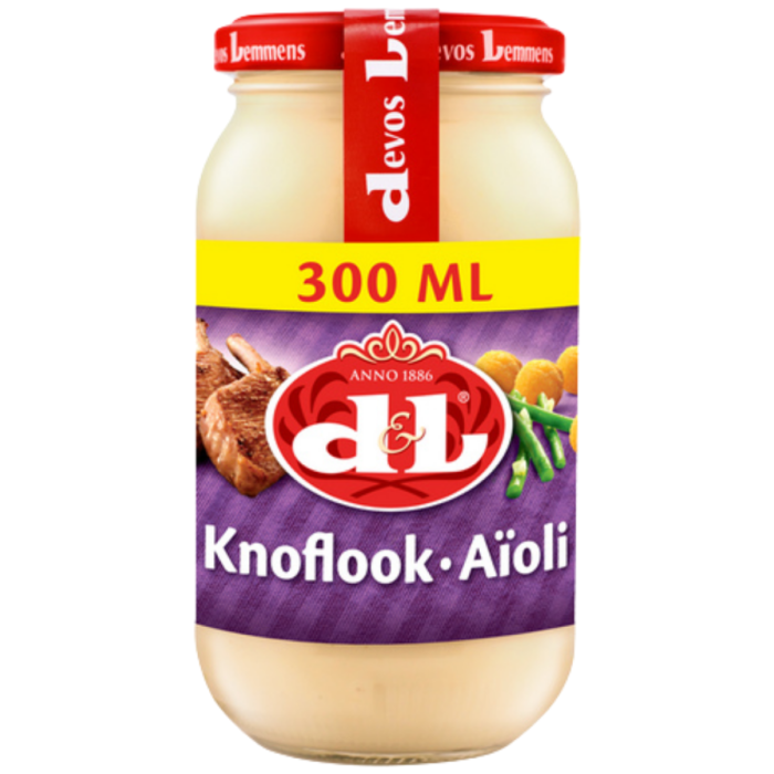 B.DL KNOFLOOKSAUS 12X300ML A