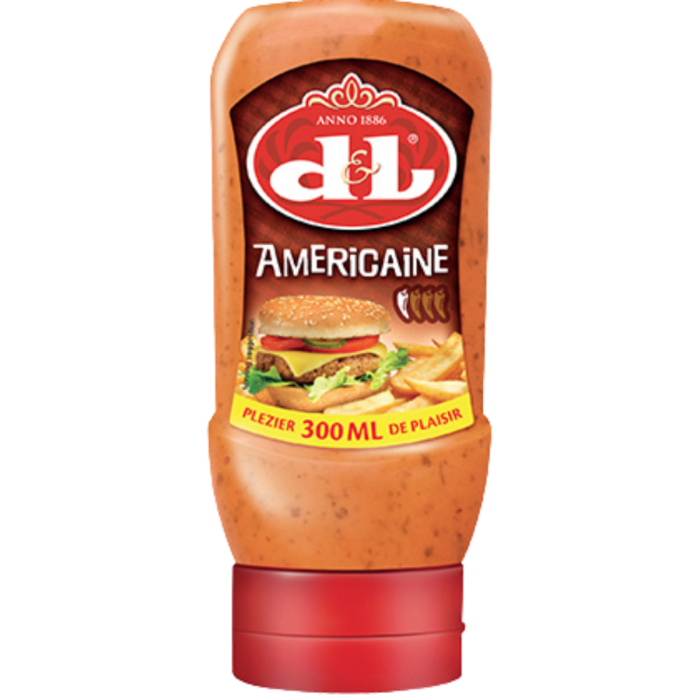 B.DL AMERICAINE SAUS SQZ 12X300ML A