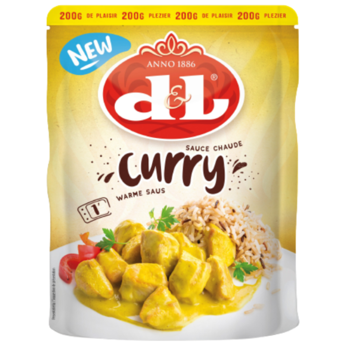 B.DL WARME CURRY SAUS 6X200ML POUCH