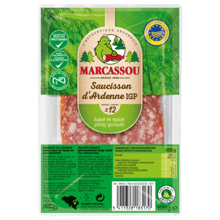 MARCASSOU ARDENSE WORST 6X100GR A