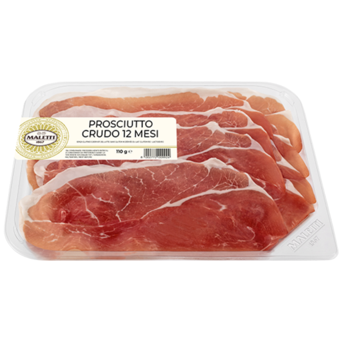 MALETTI  PROSCIUTTO CRUDO/ITALIAANS  10X110GR