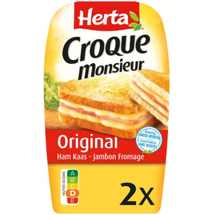 HERTA CROQUE MONSIEUR 6X200GR C°