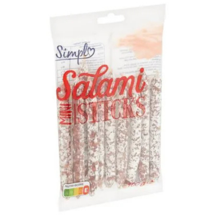 SIMPLY SALAMI STICKS  12X100GR C°