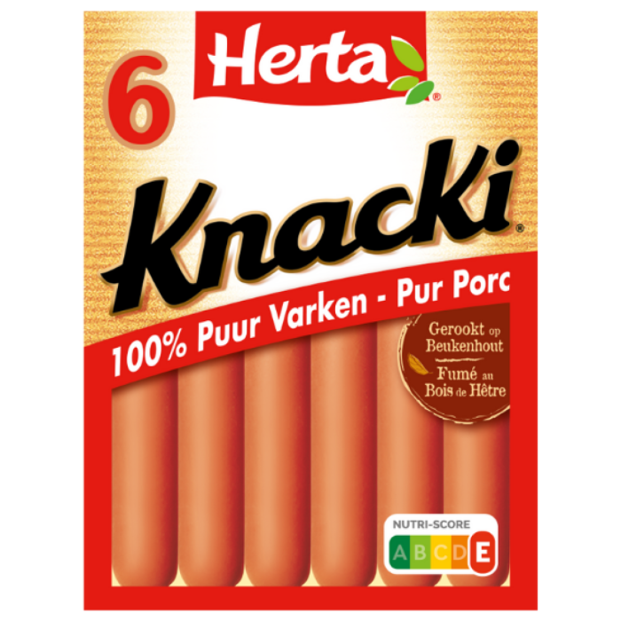 HERTA KNACKI ORIG. 6X210GR C°