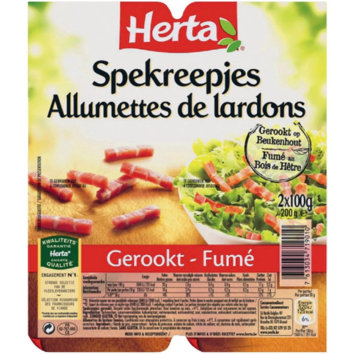 HERTA SPEKREEPJES GER. 6X(2X100G) A