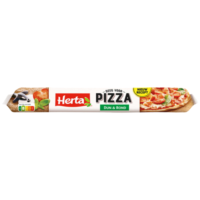 HERTA PIZZADEEG DUN & ROND 10X265GR A