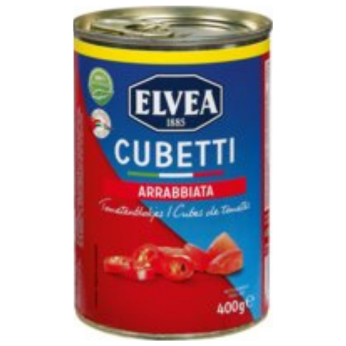 D.ELVEA CUB.ARRABBIATA 12X400GR