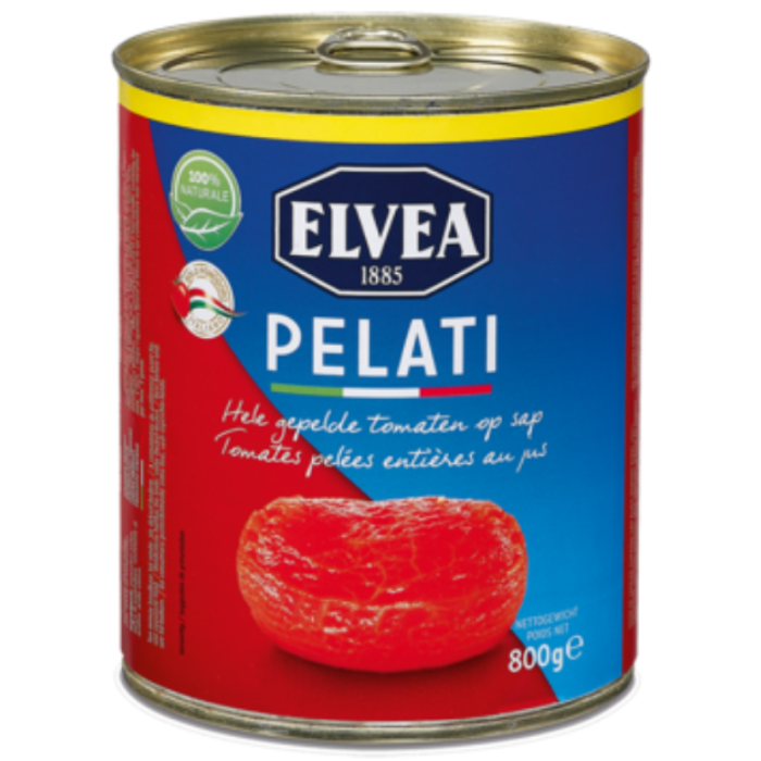 D.ELVEA GEPELDE TOMATEN 6X800GR