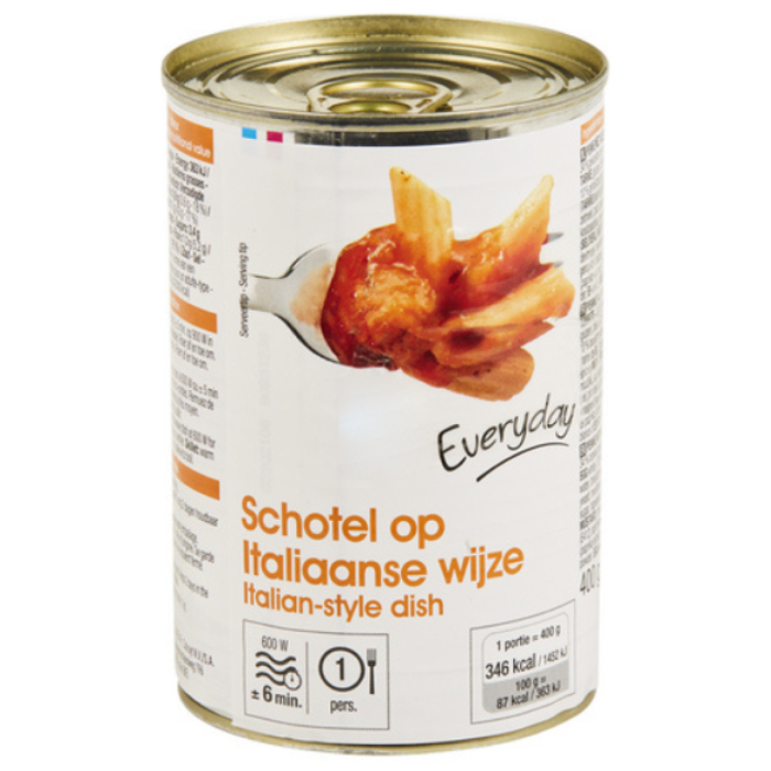 B.EVERYDAY ITALIAANSE SCHOTEL 12X400GR