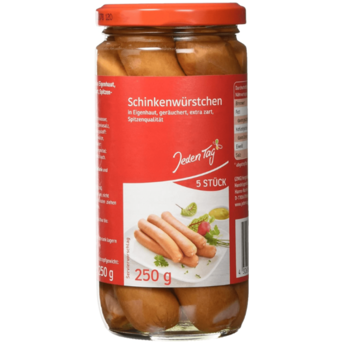 B.JEDEN TAG BOCKWURST 5ST 12X250GR