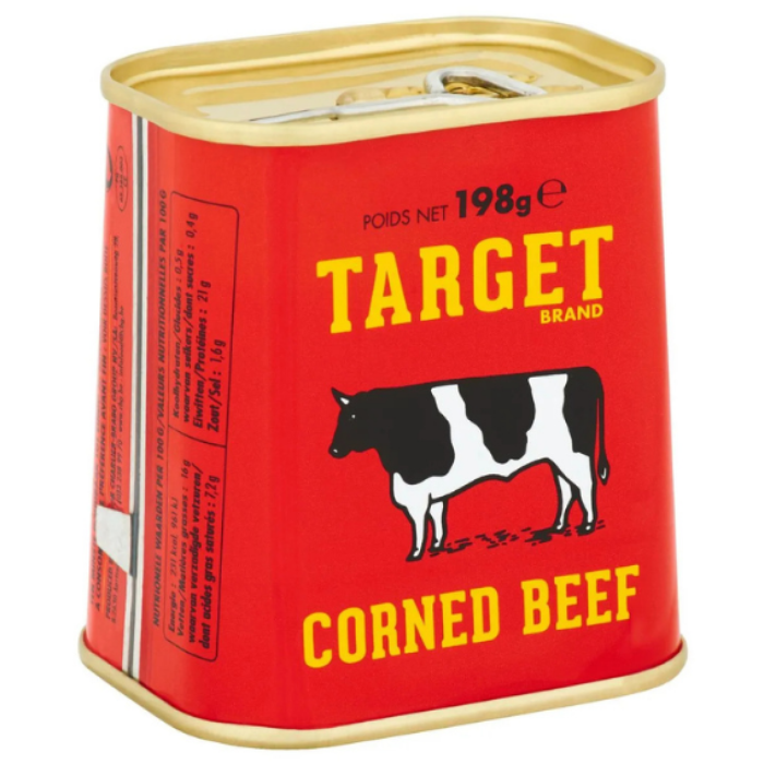 D.TARGET CORNED BEEF 12X198GR &