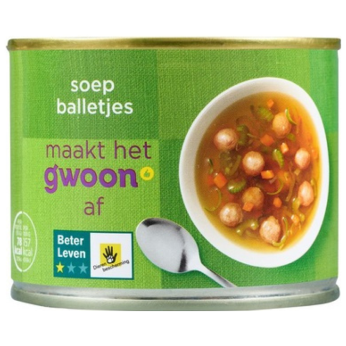 D.GWOON SOEPBALLETJES 12X200GR