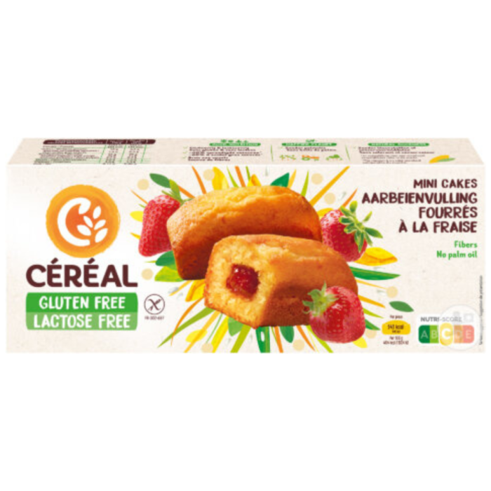 S.CER.MINI CAKES AARDBEI.GLF 6X210GR A